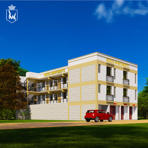 Commercial apartment block in Mwihoko-Kiambu County